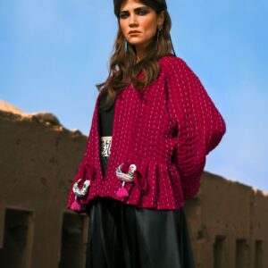 professional pinstripe blazer